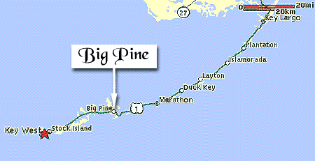 Big Pine Key Florida Map Map of the Lower Florida Keys   From KeysDirectory.Com