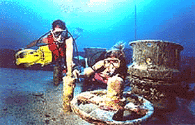 Divers in Key Largo